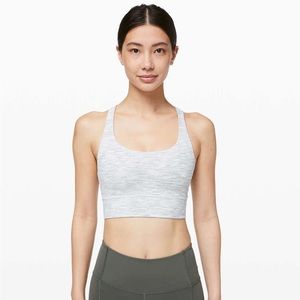 Lululemon Energy Bra *Long Line - Wee Are From Space Nimbus Battleship